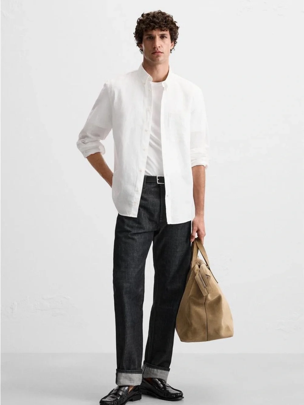 ZARA 100% LINEN SHIRT